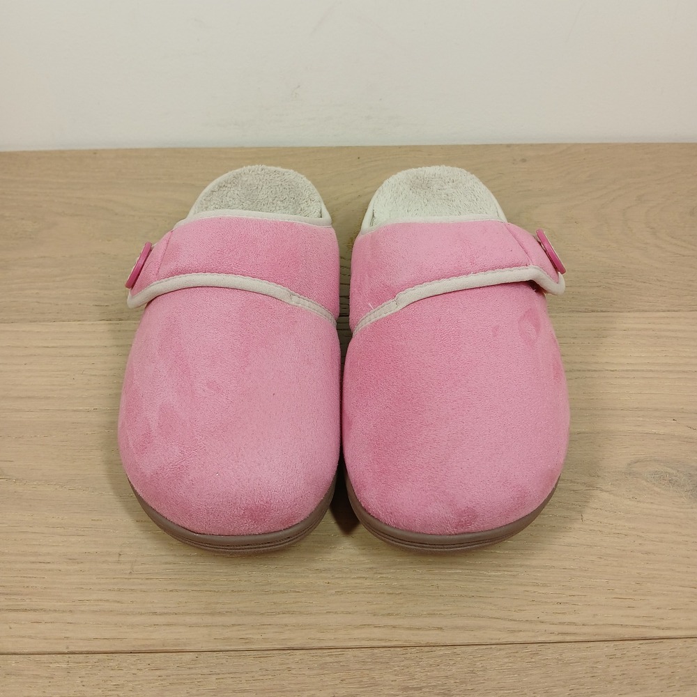 Vionic Slippers Womens 6 Pink Laura Orthotic Comfort Mule House Shoes - Picture 7 of 12